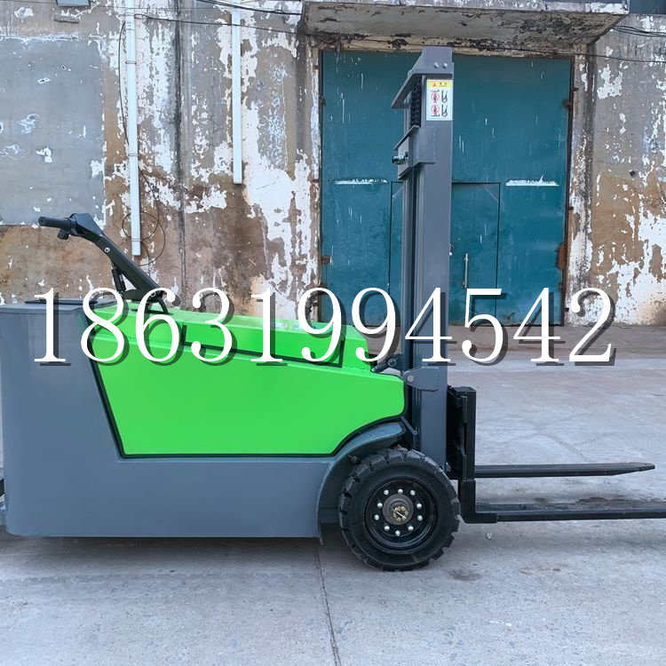 岳普湖县小型电动叉车1吨2吨步行站驾式电瓶堆高充电装卸车液压升降车铲车